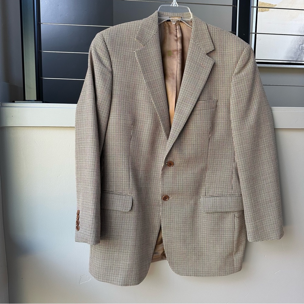 brooks brothers 100% wool men’s blazer made in italy